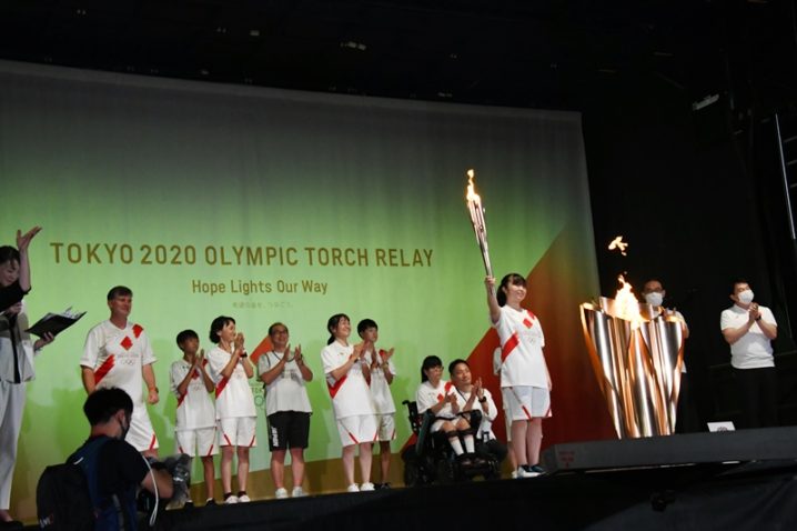 さいたま市　東京2020オリンピック聖火リレー　セレブレーション　さいたま新都心　聖火リレー